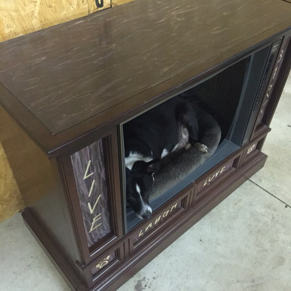 Console TV Dog Bed