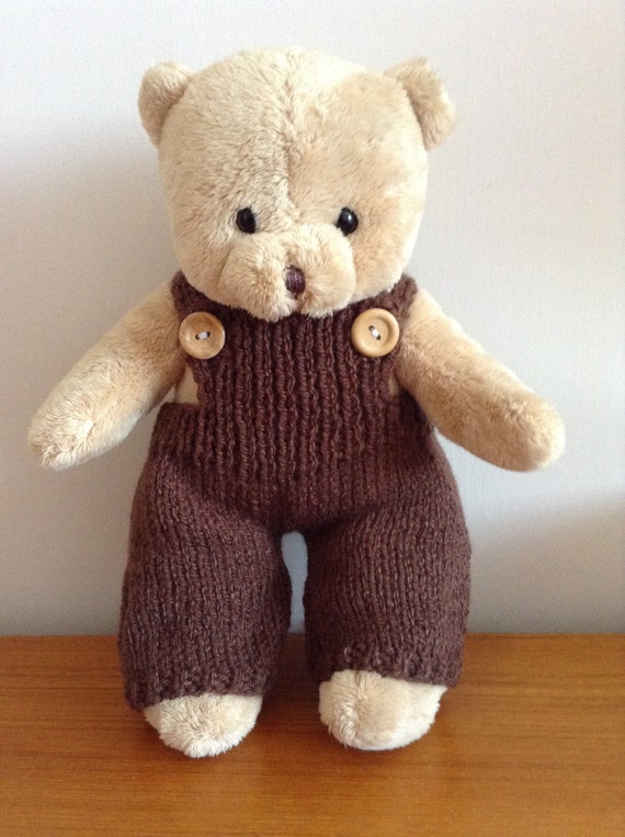 knitted teddy bear clothes