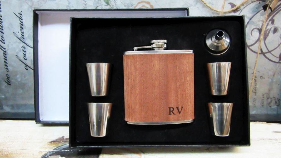 Groomsman Gift Set 7 Piece Groomsmen Gift Set 1 Flask 4