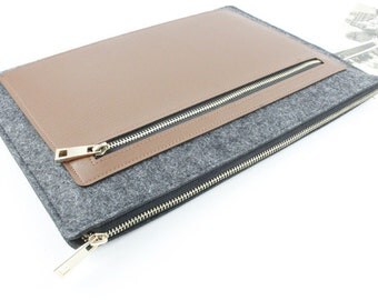 Zipper felt Macbook Air 13 sleeve, Macbook sleeve 13, Macbook case 13, Macbook Air case, Macbook Air sleeve, Laptop sleeve, laptop case 003