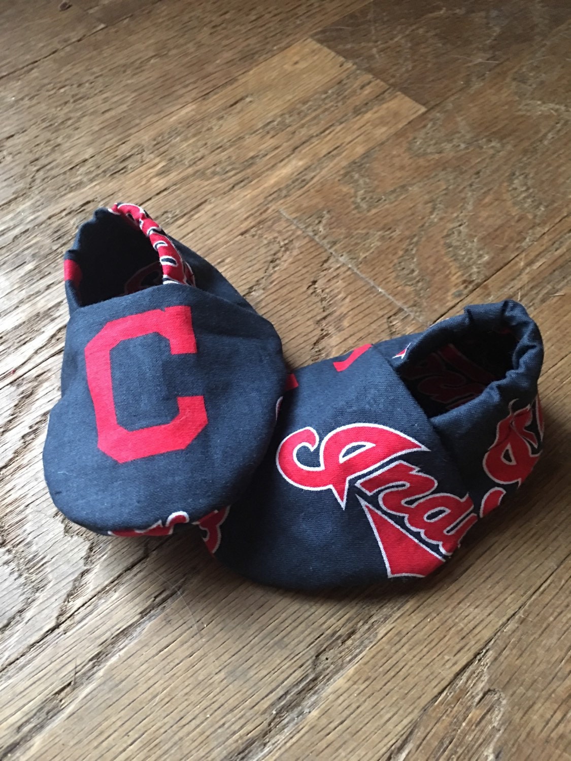 Cleveland Indians Inspired crib shoes