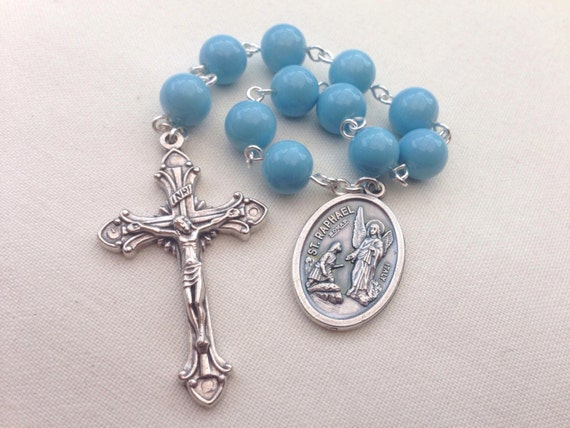 St Raphael Pocket Rosary // Rosary Tenner // Single decade