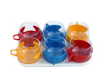 Set of 6 tea cups