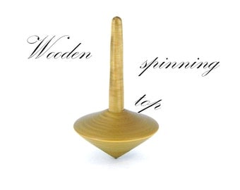 Spinning top,souvenir gift, wooden top organic handmade, baby toys safe, natural product, product turning work, develop motor skills