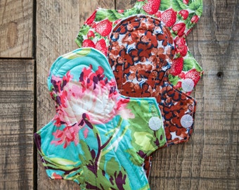 Momma Cloth | Set of Three 9" Reusable Menstrual Pad