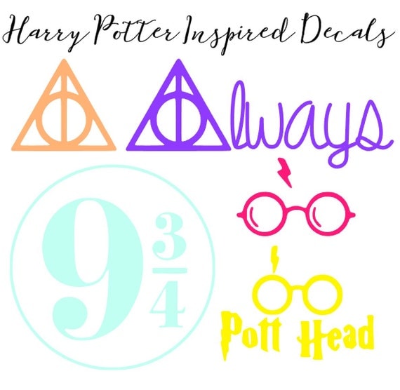 harry potter inspired decals