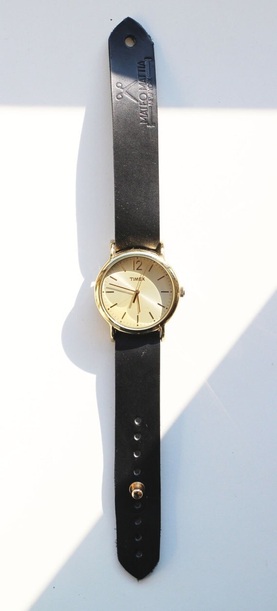 timex weekender leather strap