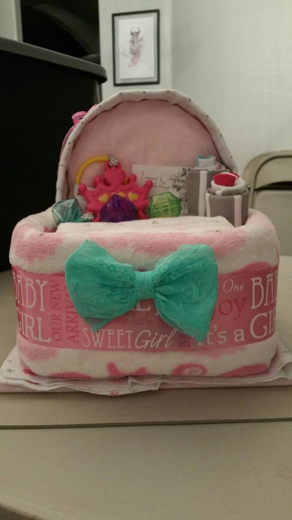 Baby diaper cake