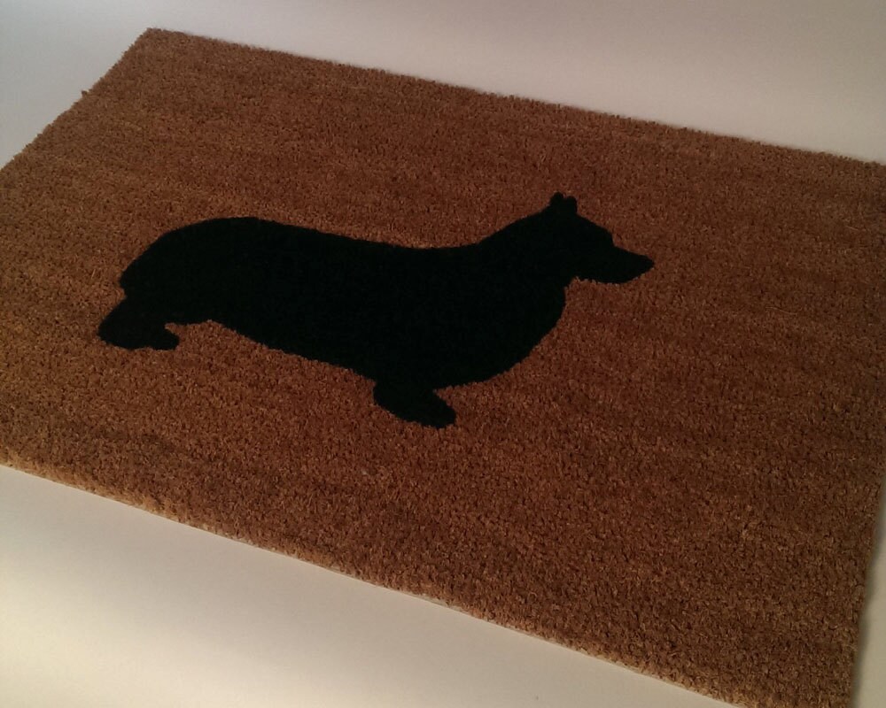 Doormat size options by on Etsy