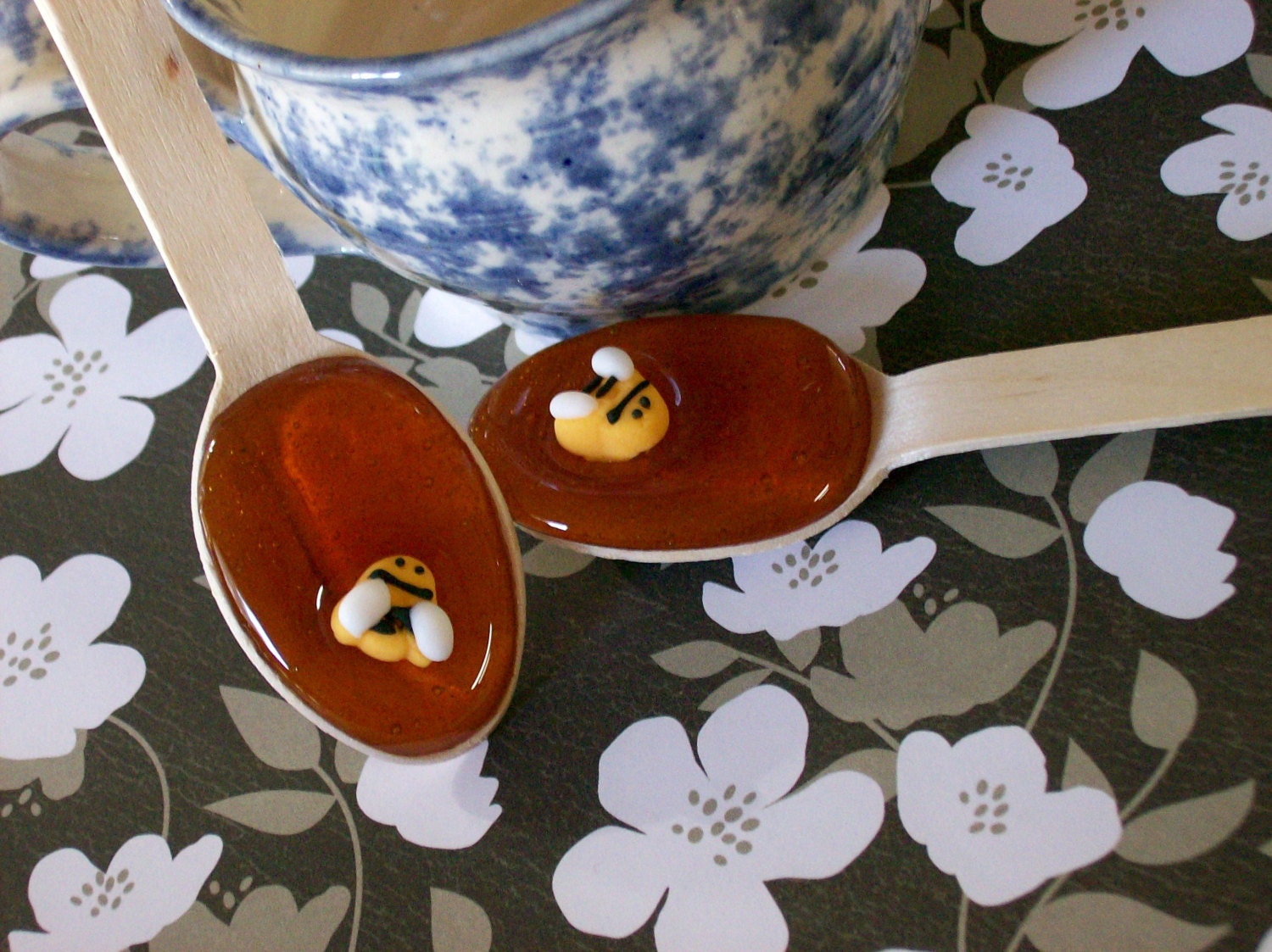 Flavored Honey Spoons 12 Wooden Bridal Favors Tea Party