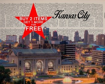 Kansas City Wall Art downtown kansas city | etsy Kansas City Wall Art downtown kansas city | etsy