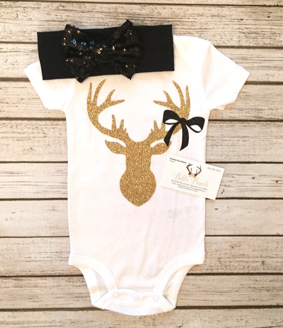 Hunting Bodysuit Deer Bodysuit Girls Hunting Bodysuit