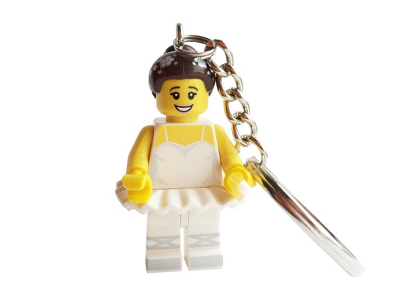 LEGO® Minifigure Ballerina Girl / Keychain / Zipper pull