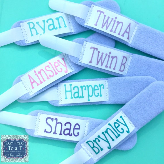Baby ID Foam Bracelet for Twins Triplets and by