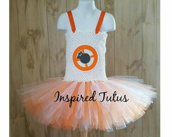 Free shipping sale. BB-8 tutu. BB8 costume. Perfect for your favorite droid. More Star wars characters available.