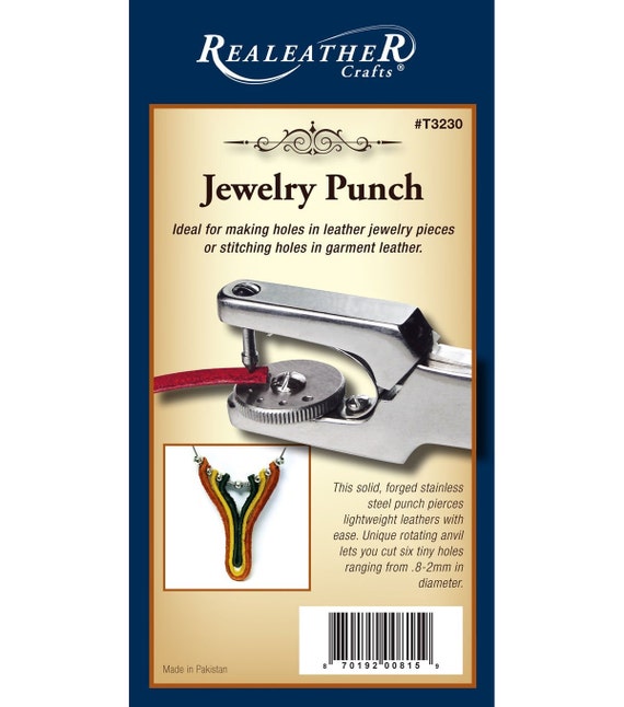 Real Leather Crafts Jewelry Punch by RJWaugh on Etsy