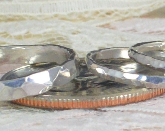 Peridot Engagement Ring, Sterling Silver, Peridot Wedding Ring Set, Rustic Wedding Ring Set, August Birthstone, Sterling Silver Ring