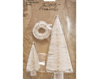 Tim Holtz Woodland Bottle Brush Trees