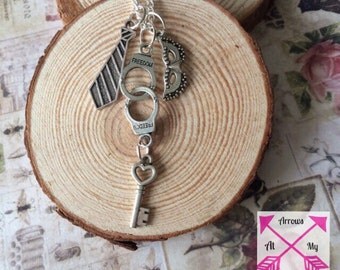 Fifty Shades of Grey inspired necklace, Fifty Shades Of Grey necklace, 50 Shades jewellery, 50 shades of Grey jewelry,