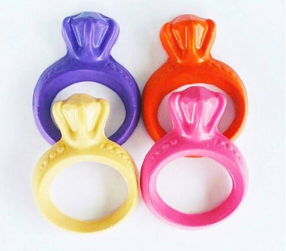 Diamond Ring Ring Crayons Princess Party Party Favors