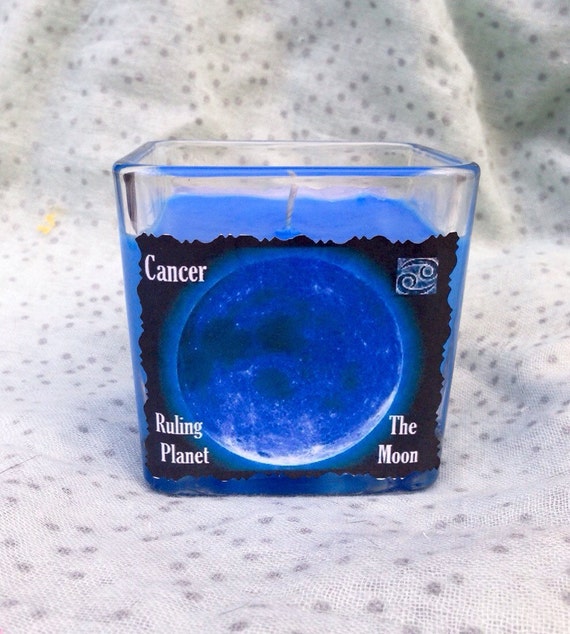 Zodiac Sign Cancer Candle Kentucky Bourbon Scent