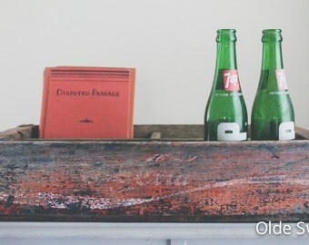 Vintage Wood Coca-Cola Crate | Farmhouse Decor | Wooden Crate | Vintage Soda Crate | Coke Crate