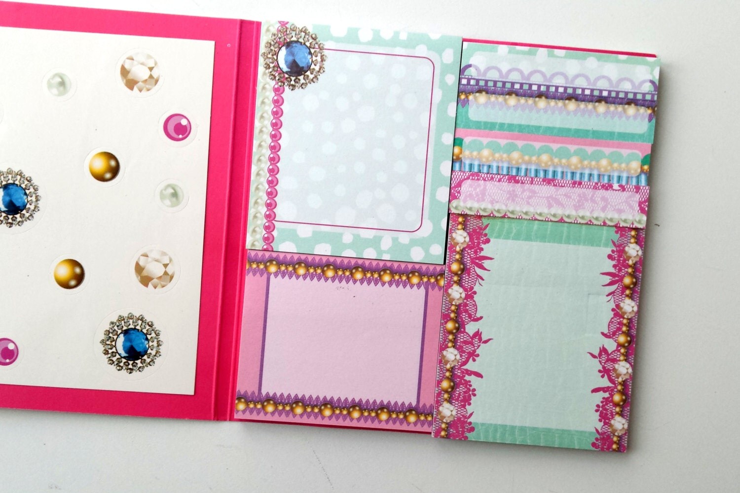 Sticky Notes booklet / book/ set including matching stickers