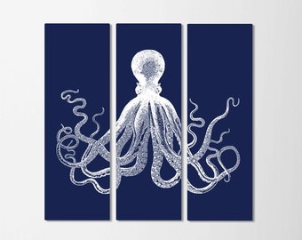 Octopus nursery art | Etsy