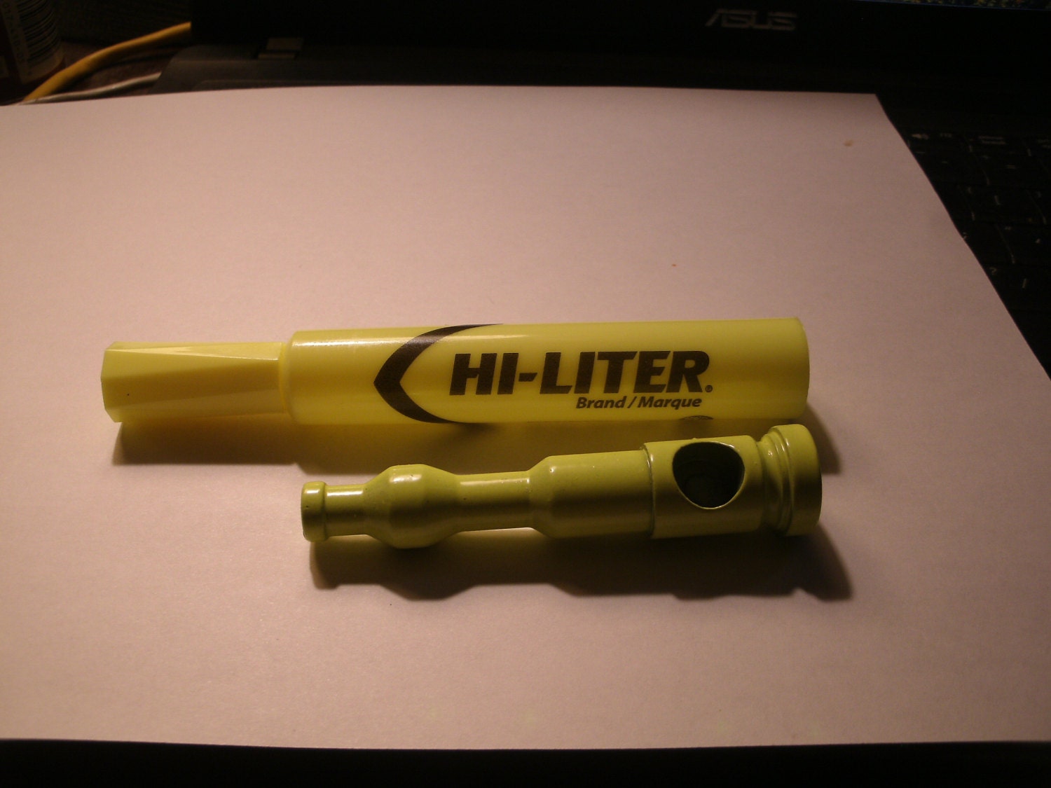 Yellow Hilighter Stealth Pipe