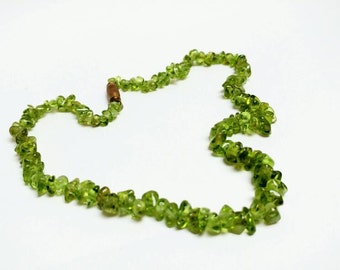 Vintage peridot beads necklace bracelet