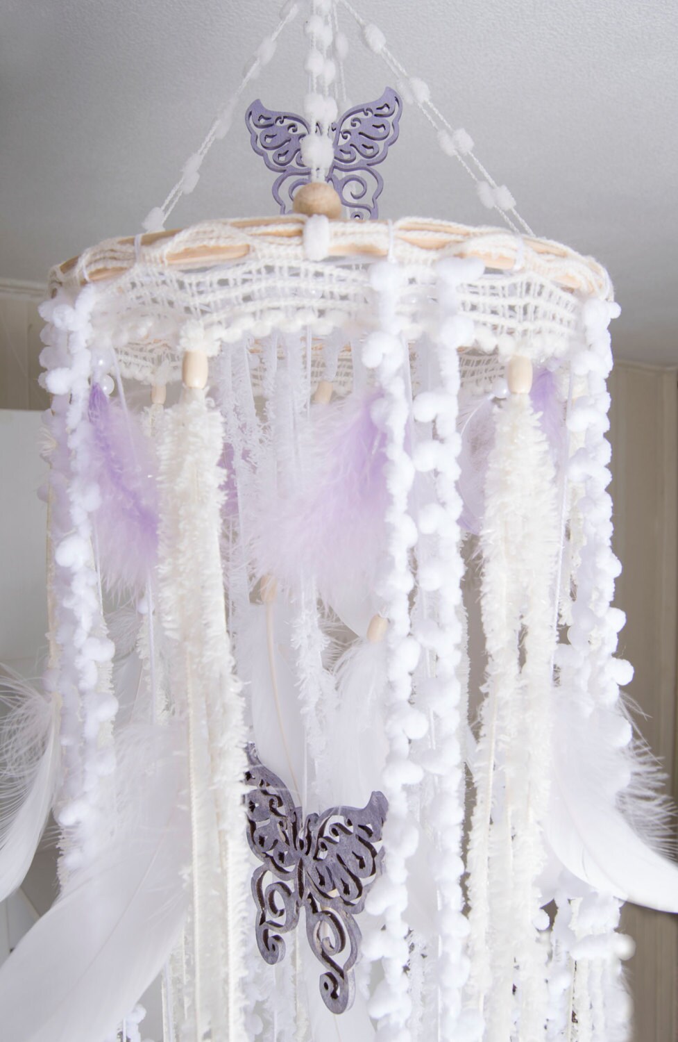 Mobile Dream Catcher Crib wooden accessories Ваbу mobile