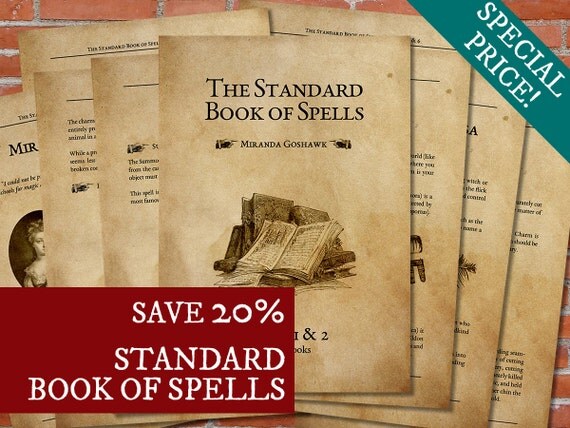free printable books 1 grade Standard of Book Potter book Printable Spells Harry COMPLETE