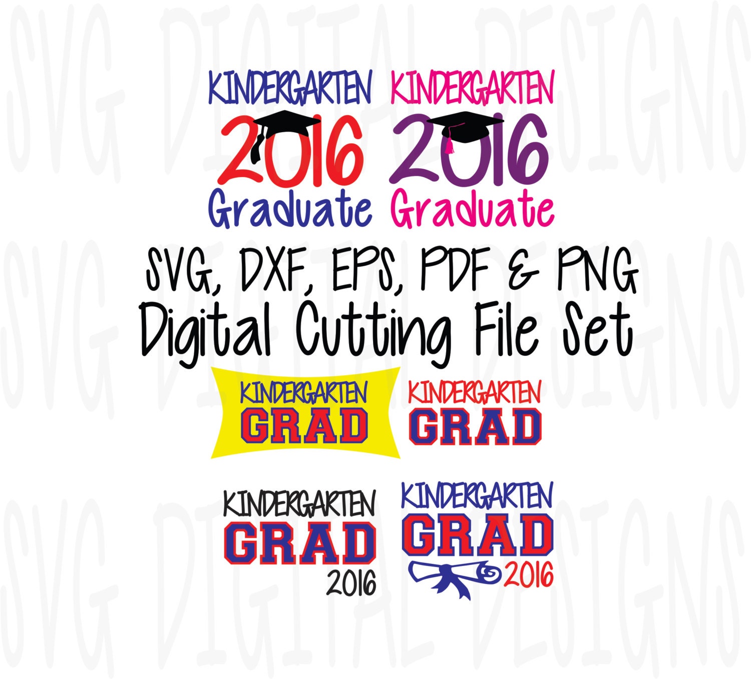 Download KINDERGARTEN Graduation Svg BUNDLE 2016 SVG by ...