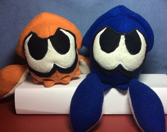 Items similar to handmade Splatoon inspired squid plush on Etsy