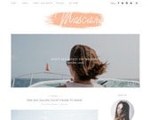 Wordpress theme - wordpress template- Feminine wordpress theme - Responsive WordPress Theme - Blog template - Fashion template - Mascara