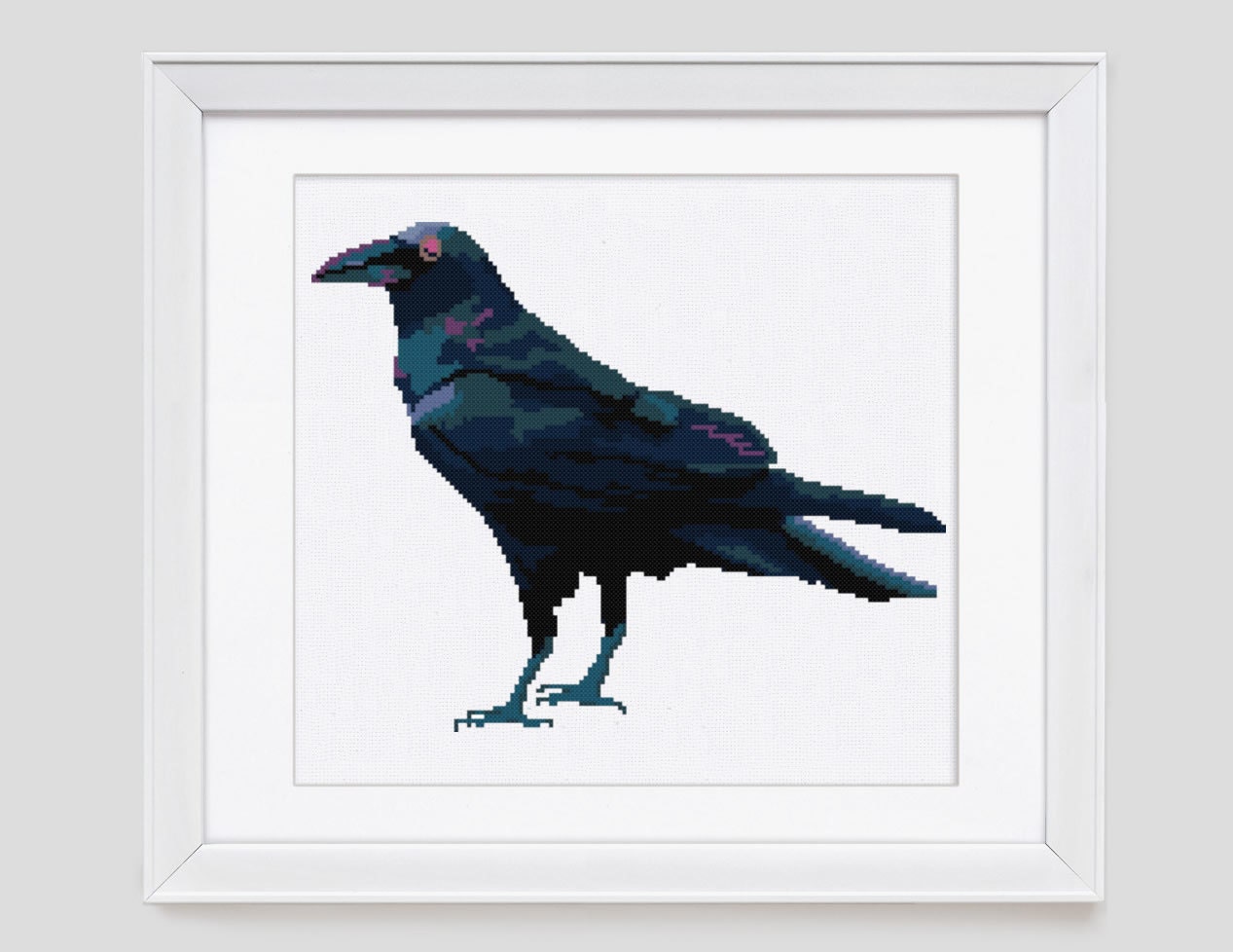 Cross stitch pattern Crow cross stitch pattern crow counted