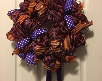 Halloween Wreath, Witch Wreath, Halloween Decor