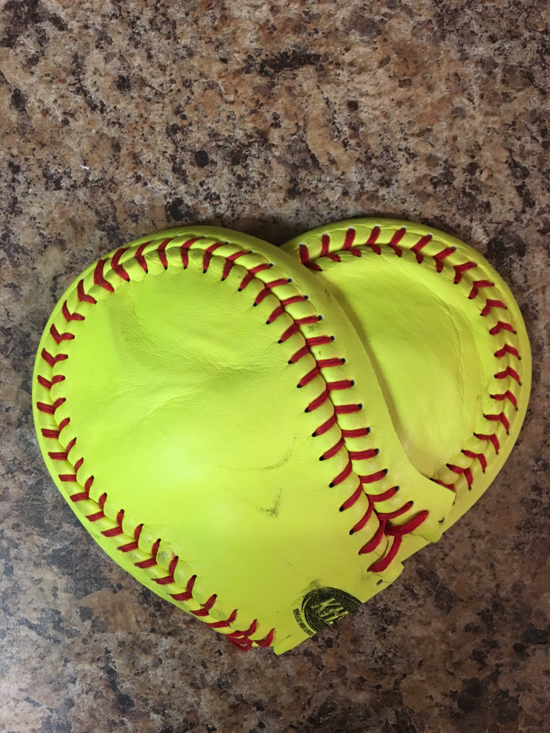 Heart Shaped Softball Ball ONLY
