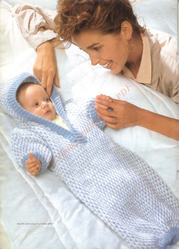 Baby Sleeping Bag Knitting Pattern Chunky by ...