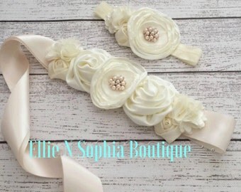 Satin Flower Girl Sash, Flower Girl Sash, Wedding Dress Sash, Flower Sash, Flower Girl Dress Sash, Ribbon Sash, Flower Girl Headband