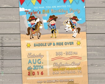 Western invitation | Etsy