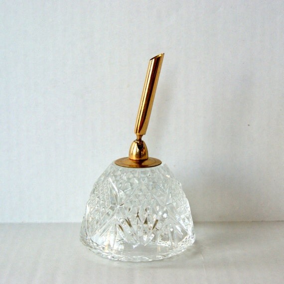 Vintage Crystal Pen Holder Desk Accessory by ALotOfLifeAndLove