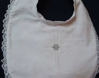 Christening, baptism bib