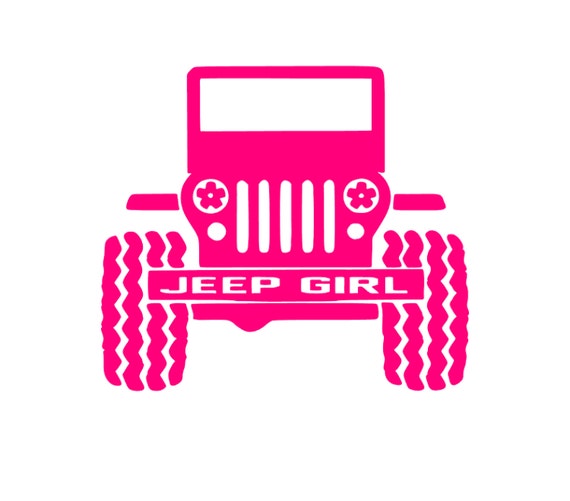 Jeep Girl Jeep Girl Decal Jeep Girl Gift Jeep by WinansDesigns