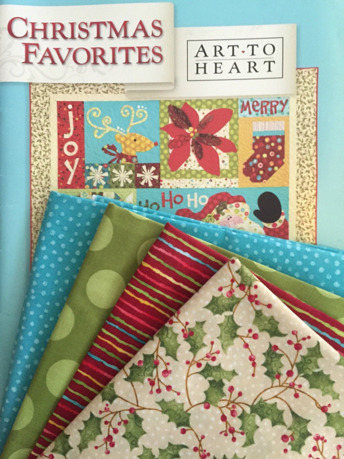 Art To Heart Christmas Favorites Quilt Kit and Pattern Book