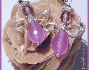 Angelic Earrings Tutorial Wirework Jewelry Jewellery Wirewrap Pendant Angel Christmas Yule