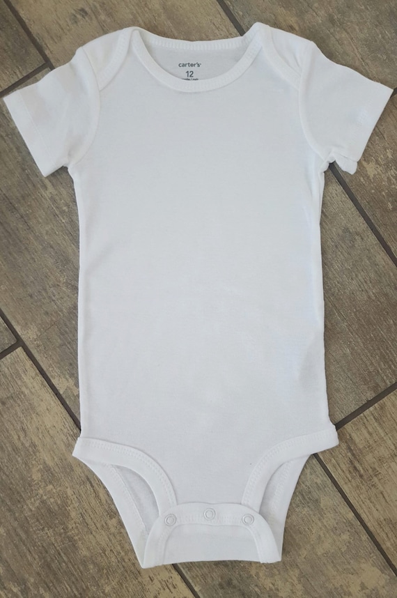 plain white onesie ADD ON to iron on decal purchase