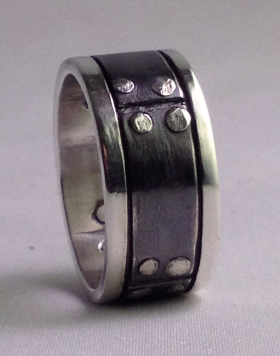 Riveted Steampunk Wedding Band