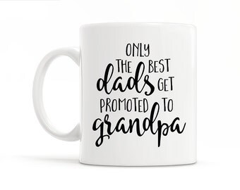 Gift for New Grandpa Baby Announcement Grandparents Reveal Birth Announcement Going To Be Grandparents Mug New Grandparents Christmas Gift