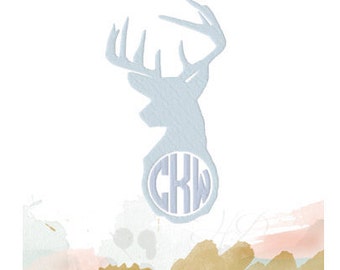 Deer Antler Embroidery Design Machine Embroidery Font BX Boy Instant download 4x4 5x7 6x10